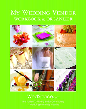 My Wedding Vendor Workbook & Organizer,Used