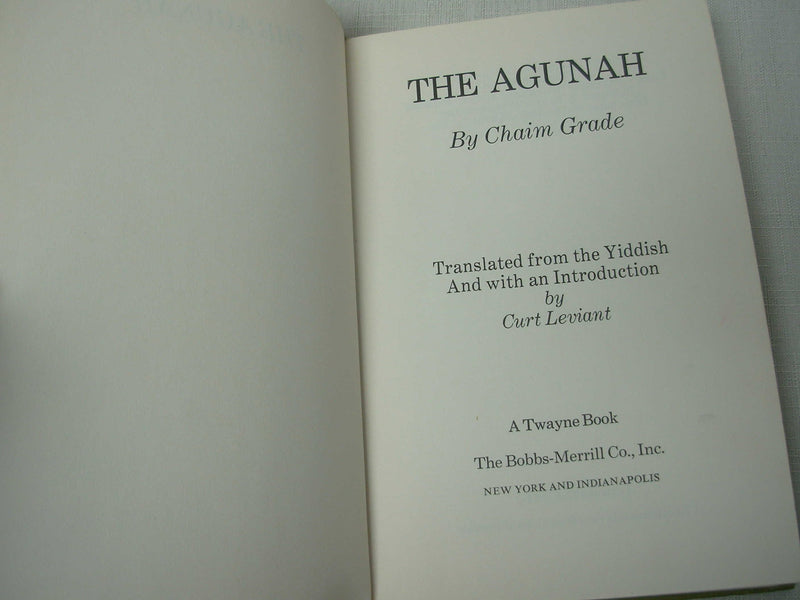 Agunah,Used