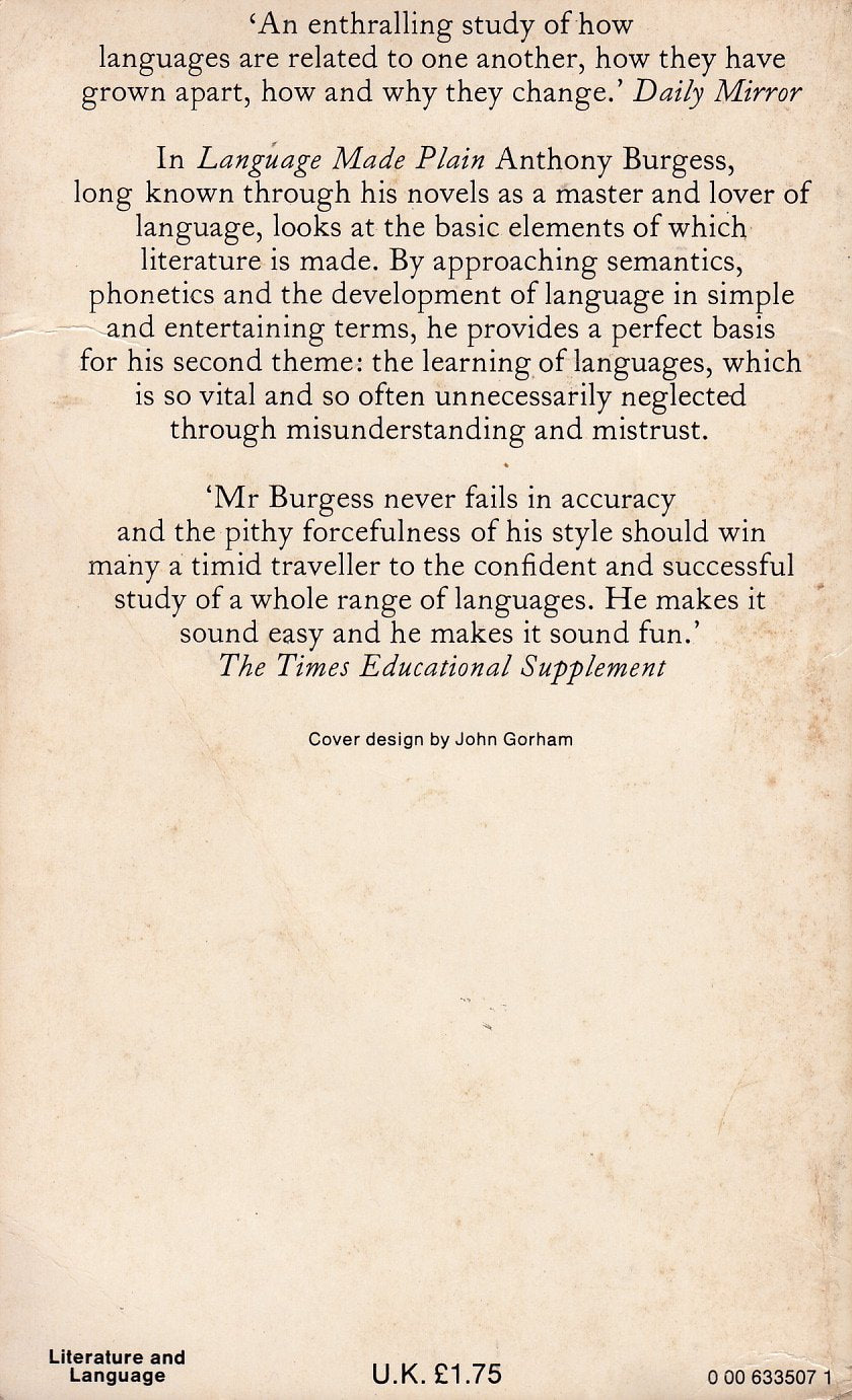 Language made plain,Used