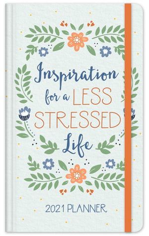 2021 Planner Inspiration for a Less Stressed Life,Used