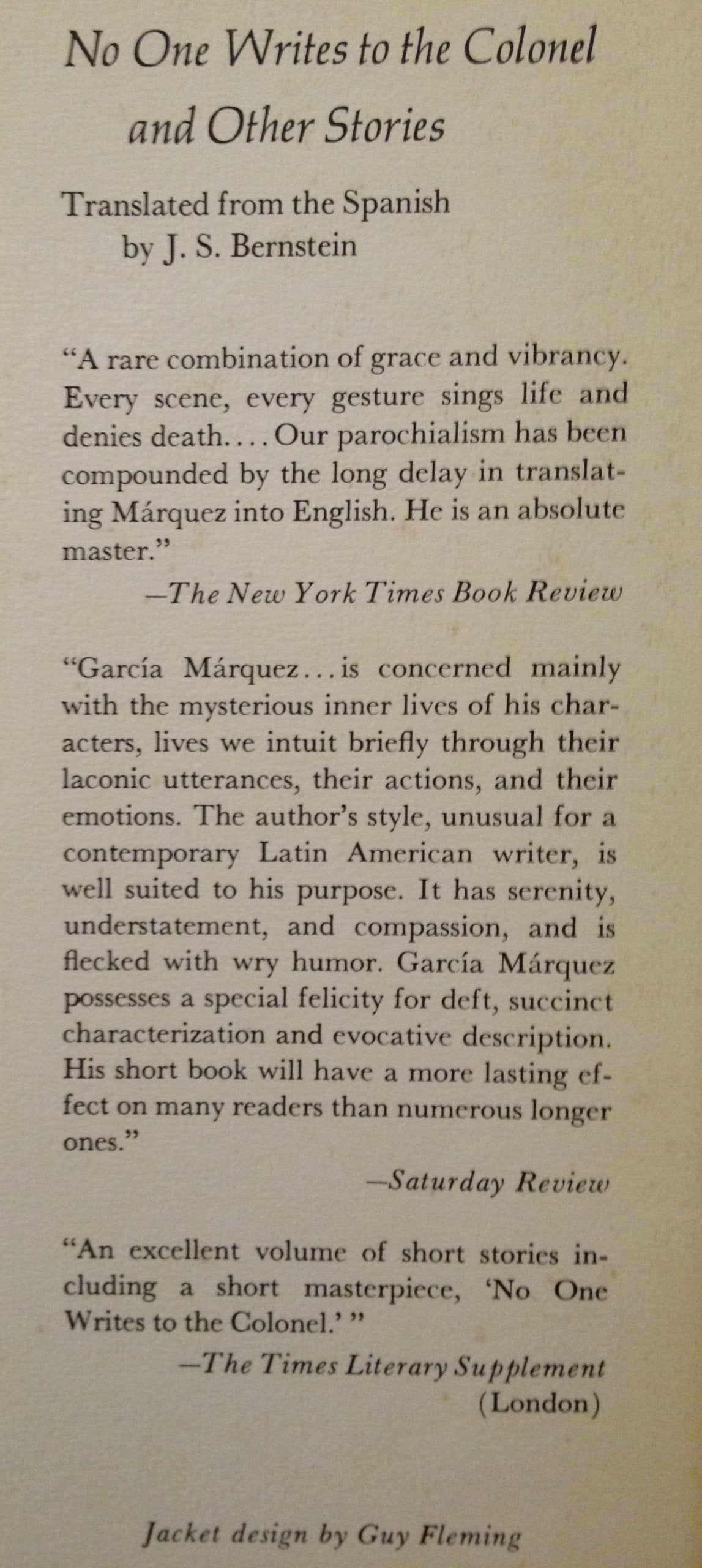 One Hundred Years Of Solitude,Used