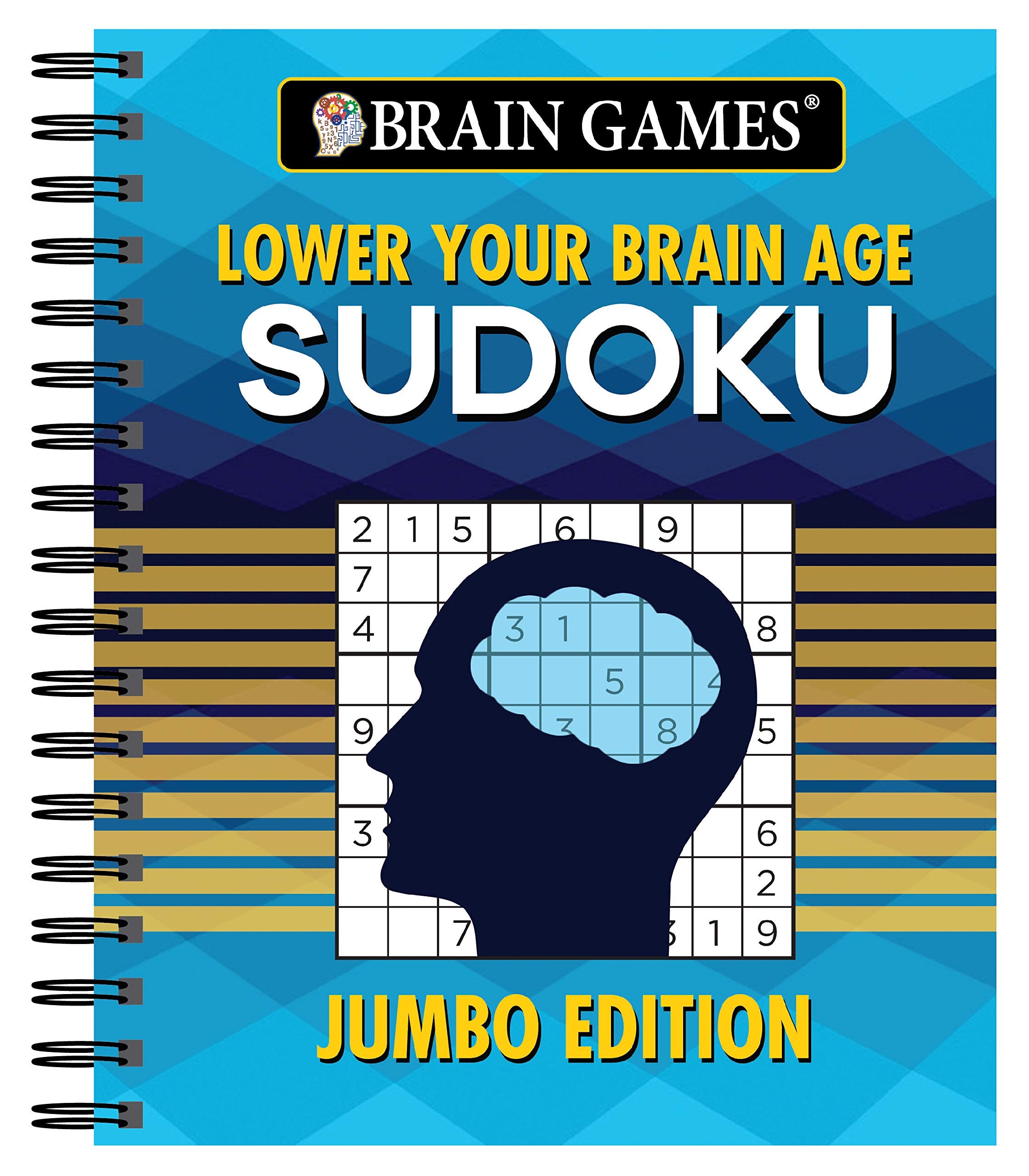 Brain Games  Lower Your Brain Age Sudoku: Jumbo Edition,Used