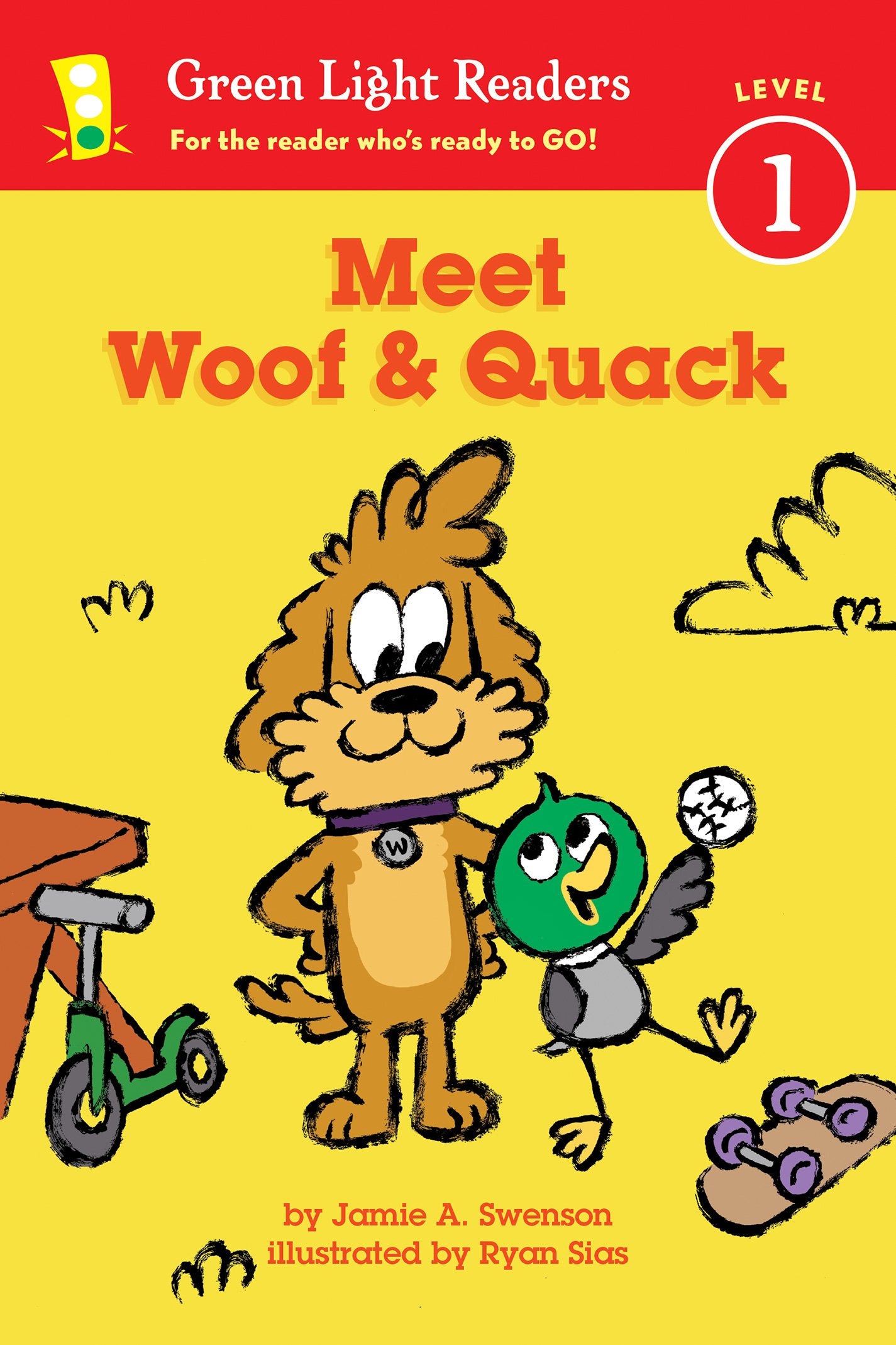 Meet Woof and Quack (reader) (Green Light Readers Level 1),Used