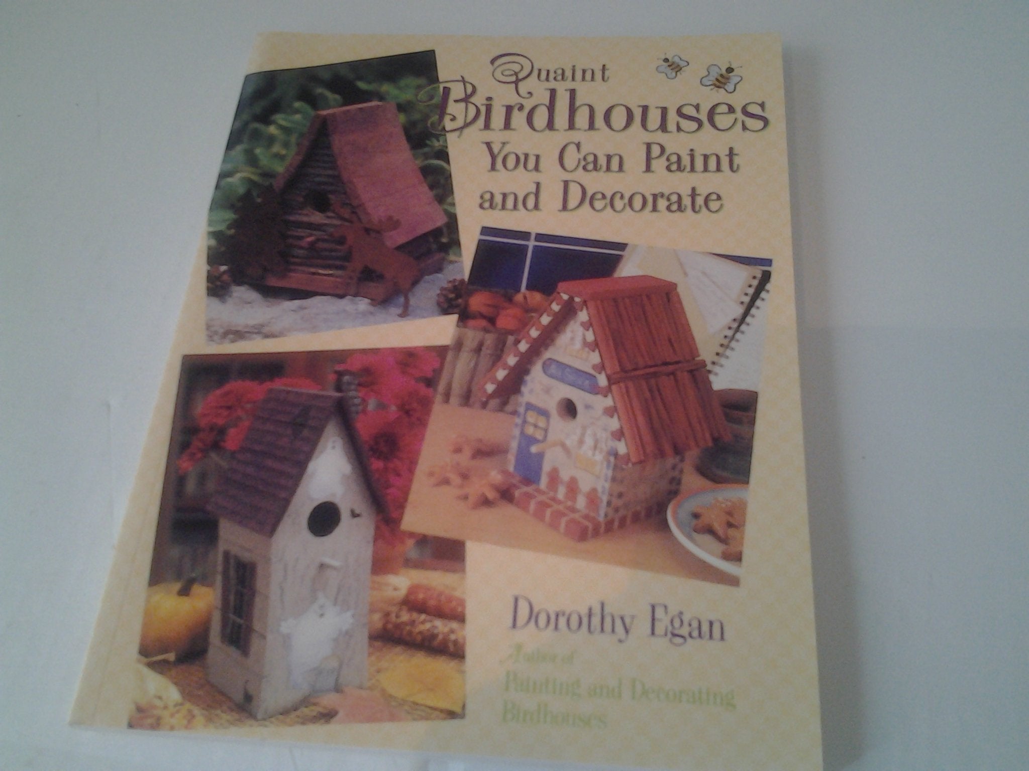 Quaint Birdhouses You Can Paint and Decorate,Used