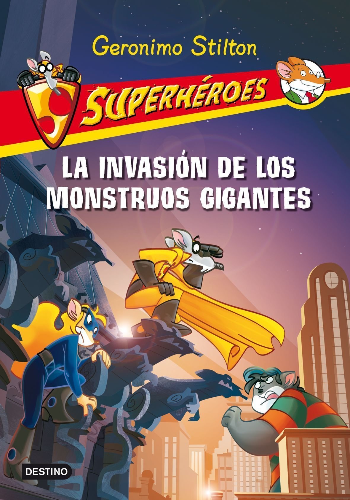 La invasin de los monstruos gigantes: Superhroes 2 (Geronimo Stilton: Superhroes) (Spanish Edition),Used