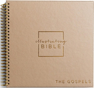 Illustrating Bible NIV: The Gospels  Spiral Bound Bible Journal,Used