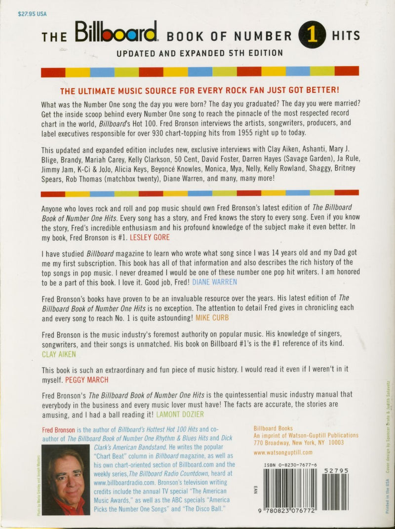 The Billboard Book Of Number One Hits,New