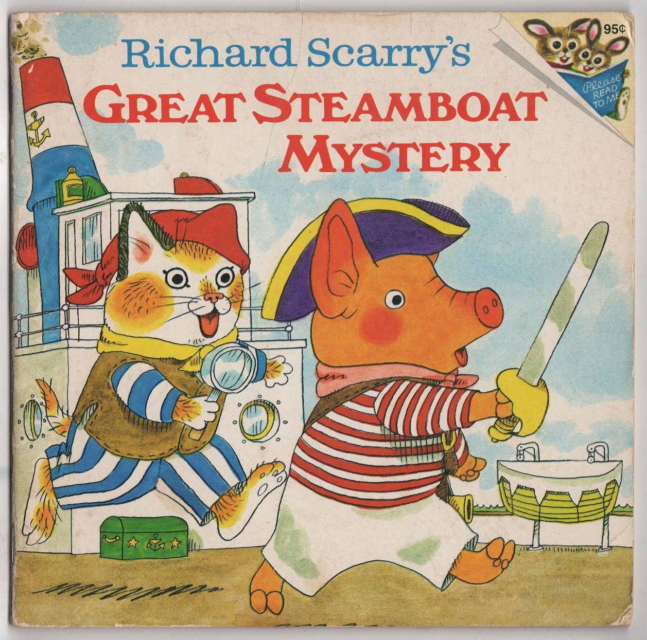 Richard Scarry'S Great Steamboat Mystery (Random House Pictureback),Used