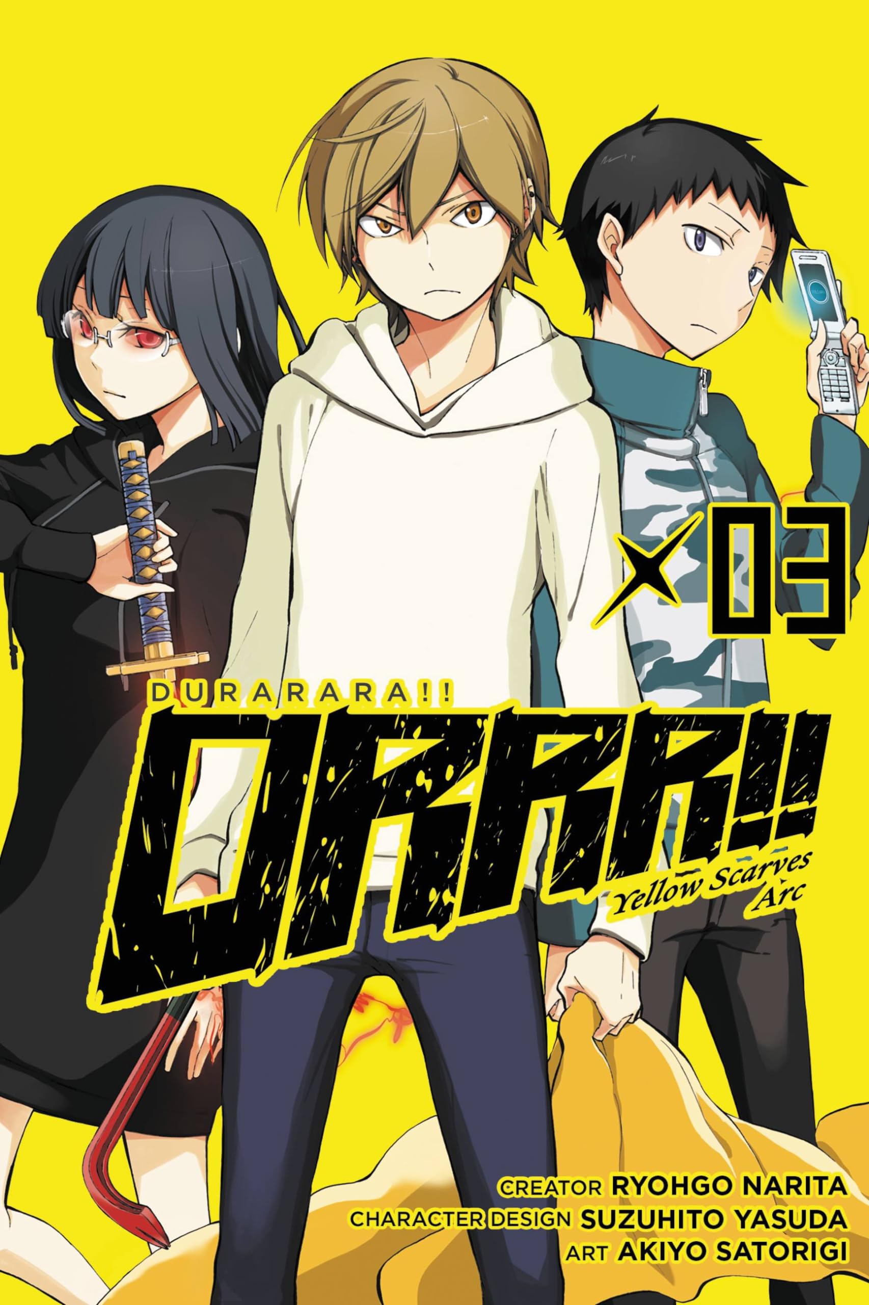 Durarara!! Yellow Scarves Arc, Vol. 3  Manga (Durarara!! Yellow Scarves Arc, 3) (Volume 3)
