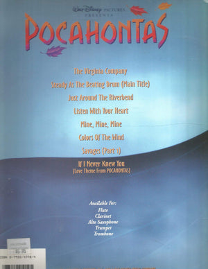 Pocahontas for Trumpet,Used