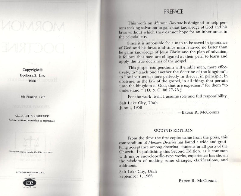 Mormon Doctrine,New