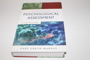 Handbook of Psychological Assessment,Used