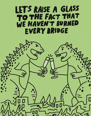 Humor Us Greeting Cards: Friendship  LetS Raise A Glass (Pack Of 6)