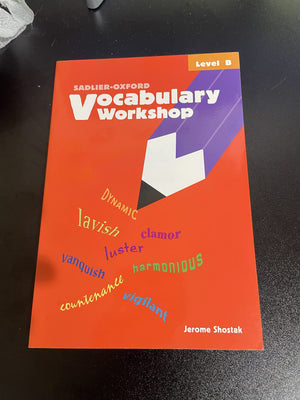 Vocabulary Workshop: Level B,Used