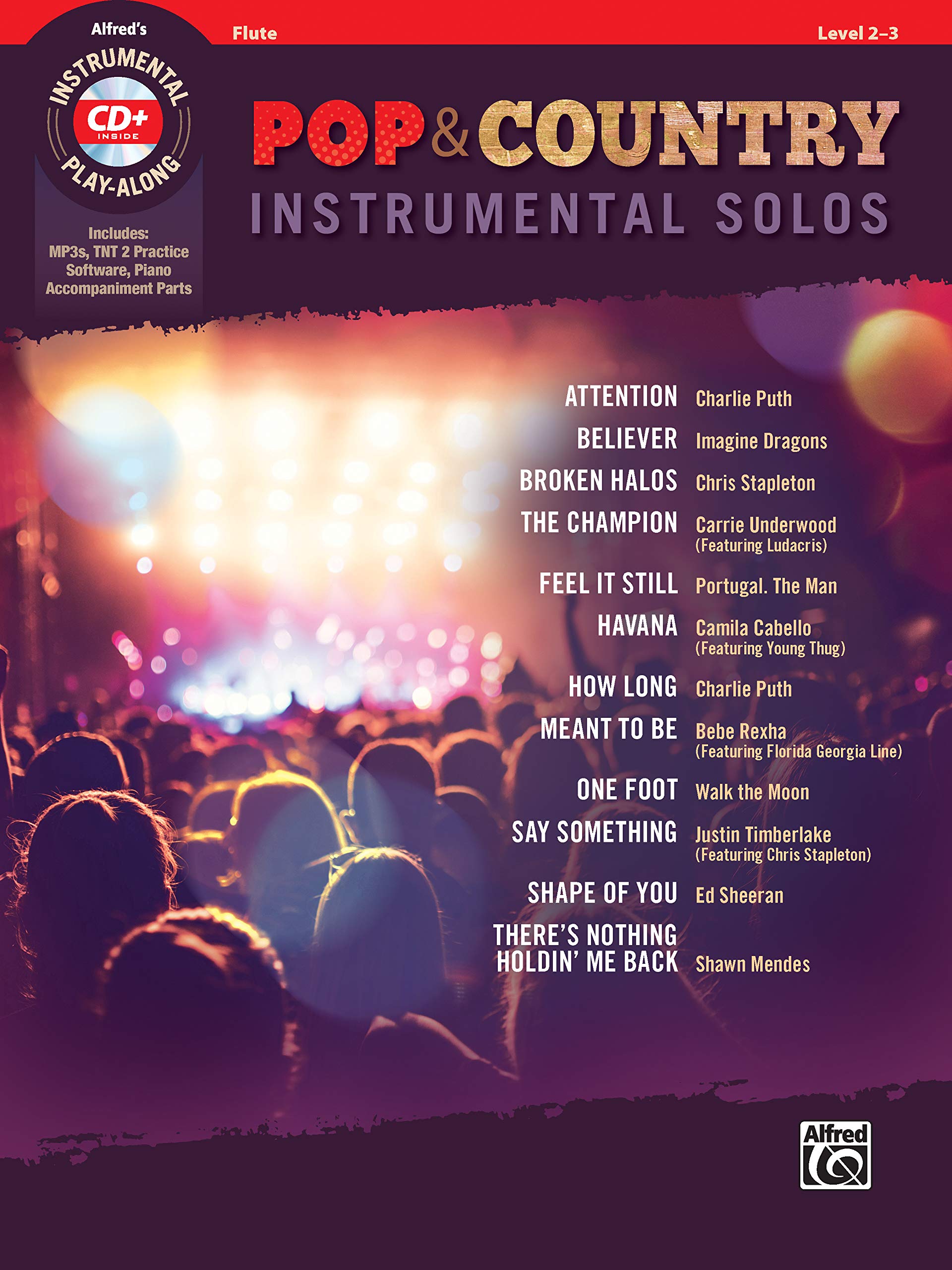 Pop & Country Instrumental Solos Flute: Book & CD (Instrumental Solos Series),Used