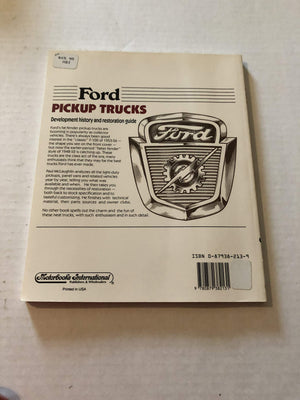 Ford Pickup Trucks, 194856: Development History and Restoration Guide,Used