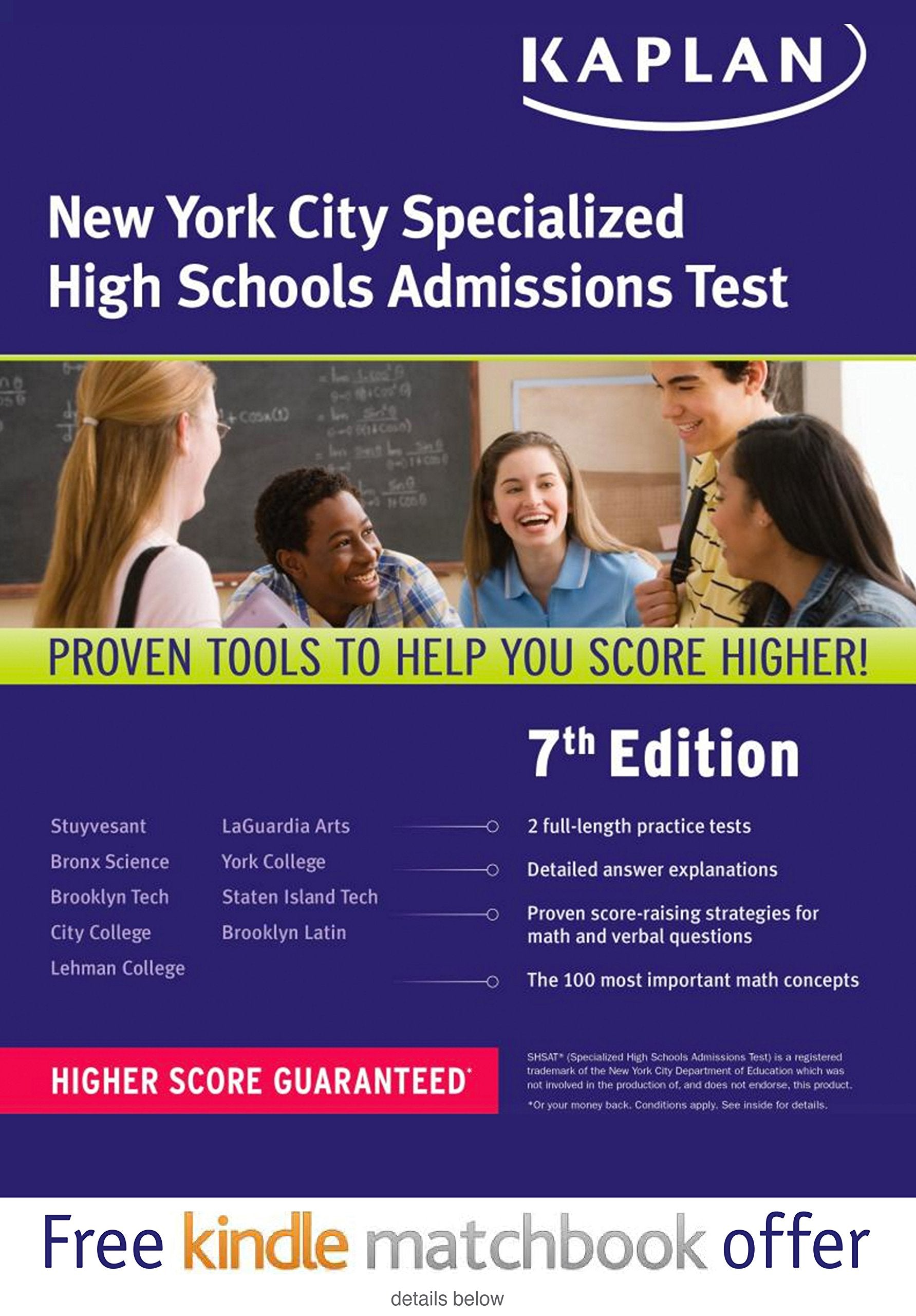 Kaplan New York City Specialized High School Admissions Test (Kaplan Test Prep),Used