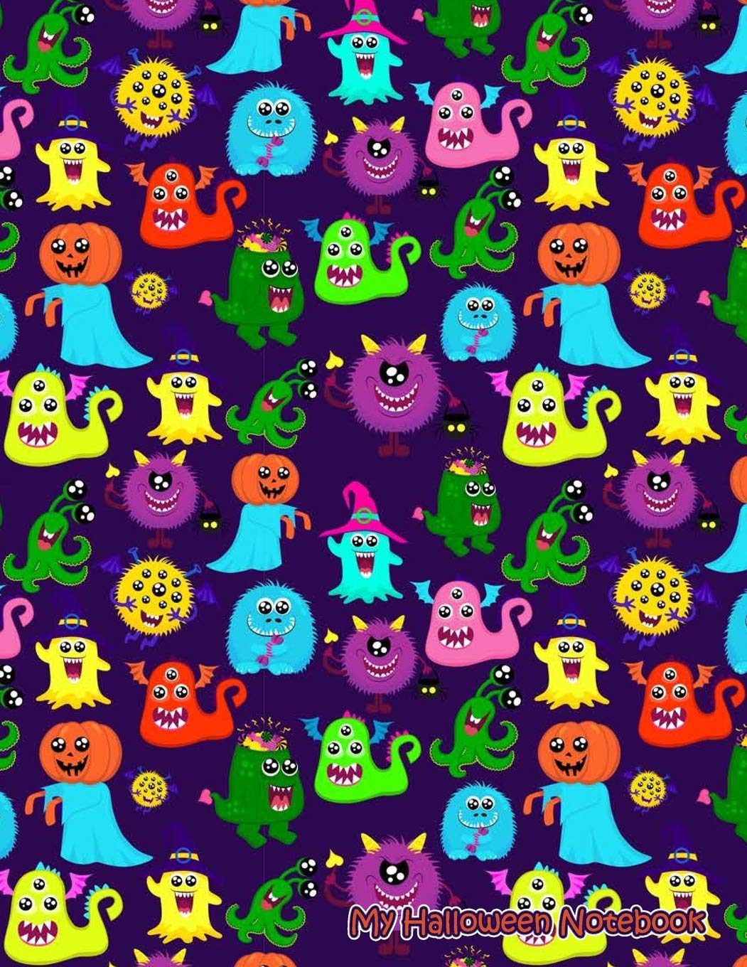My Halloween Notebook: College Ruled School Composition Notebook Boo For Kids (Halloween Back To School Composition Notebooks),Used