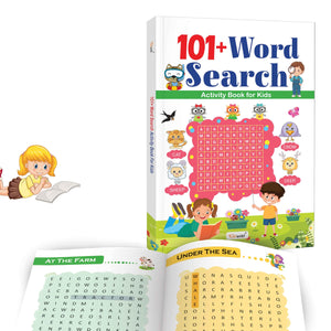 101+ Word Search Activity Book For Kids : Brain-Boosting Book For Smart Learning, Brain Games For Kids, Early Learning Activity Book