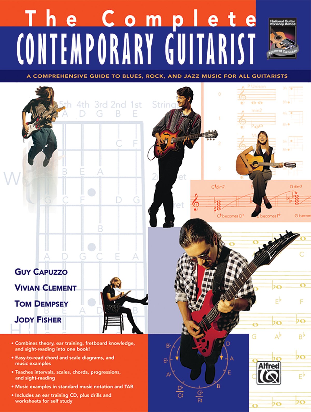 The Complete Contemporary Guitarist: The Ultimate Guide To Music For Blues, Rock, And Jazz Guitarists, Book & Cd,New
