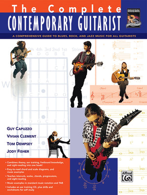 The Complete Contemporary Guitarist: The Ultimate Guide To Music For Blues, Rock, And Jazz Guitarists, Book & Cd,New
