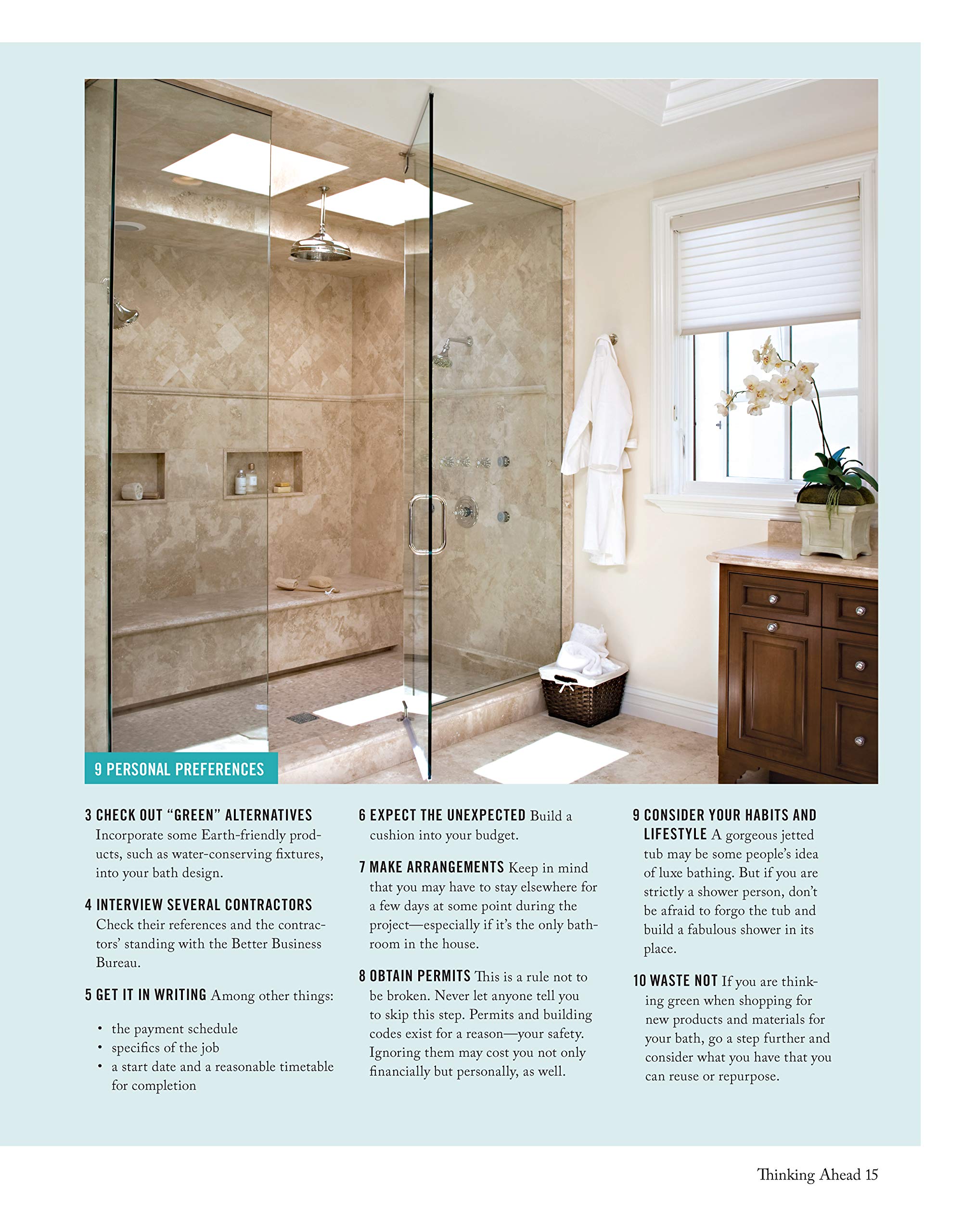 Bathrooms, Revised & Updated 2nd Edition: Complete Design Ideas to Modernize Your Bathroom (Creative Homeowner) 350 Photos; Plan