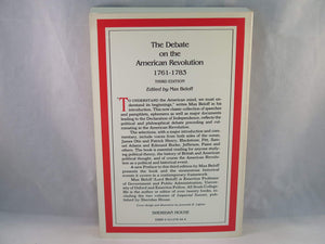 Debate on the American Revolution, 17611783,Used