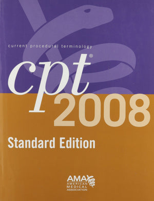 CPT 2008 Standard Edition: Current Procedural Terminology (CPT / Current Procedural Terminology (Standard Edition)),Used