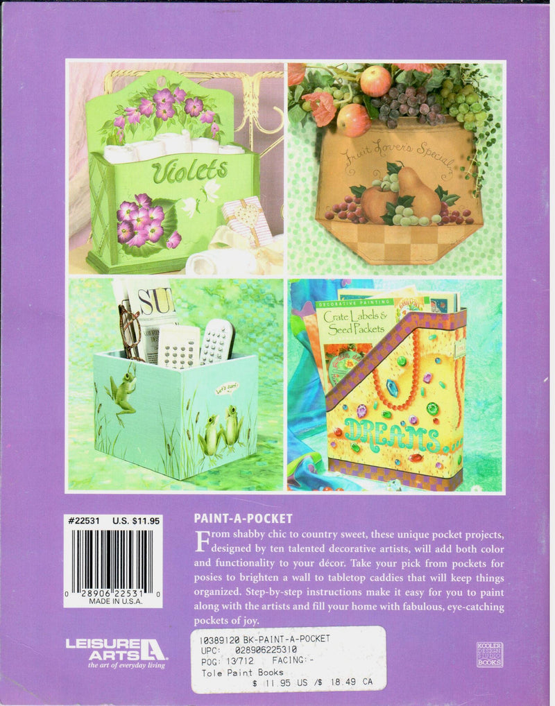 PaintaPocket (Leisure Arts #22531),Used