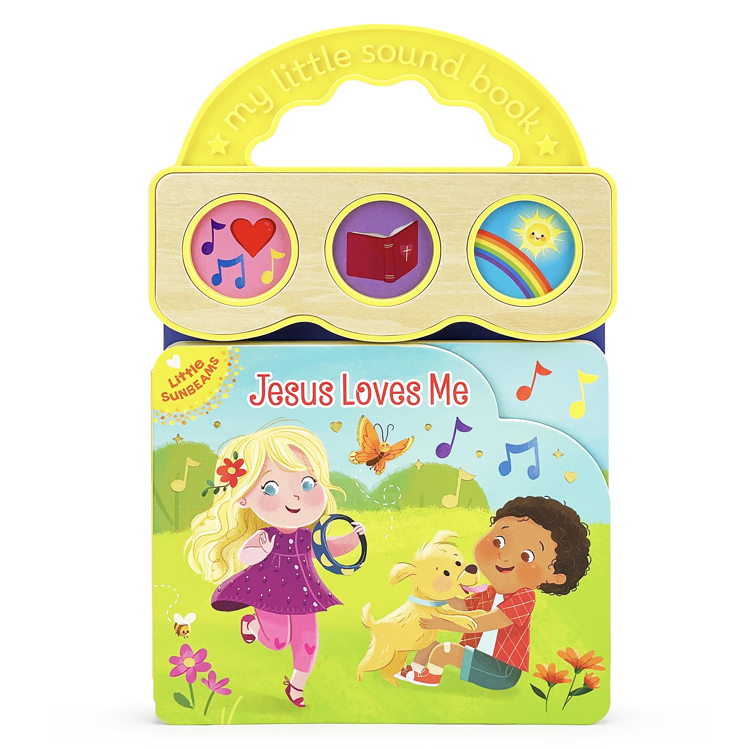Jesus Loves Me 3Button Sound Board Book For Babies And Toddlers (Little Sunbeams)