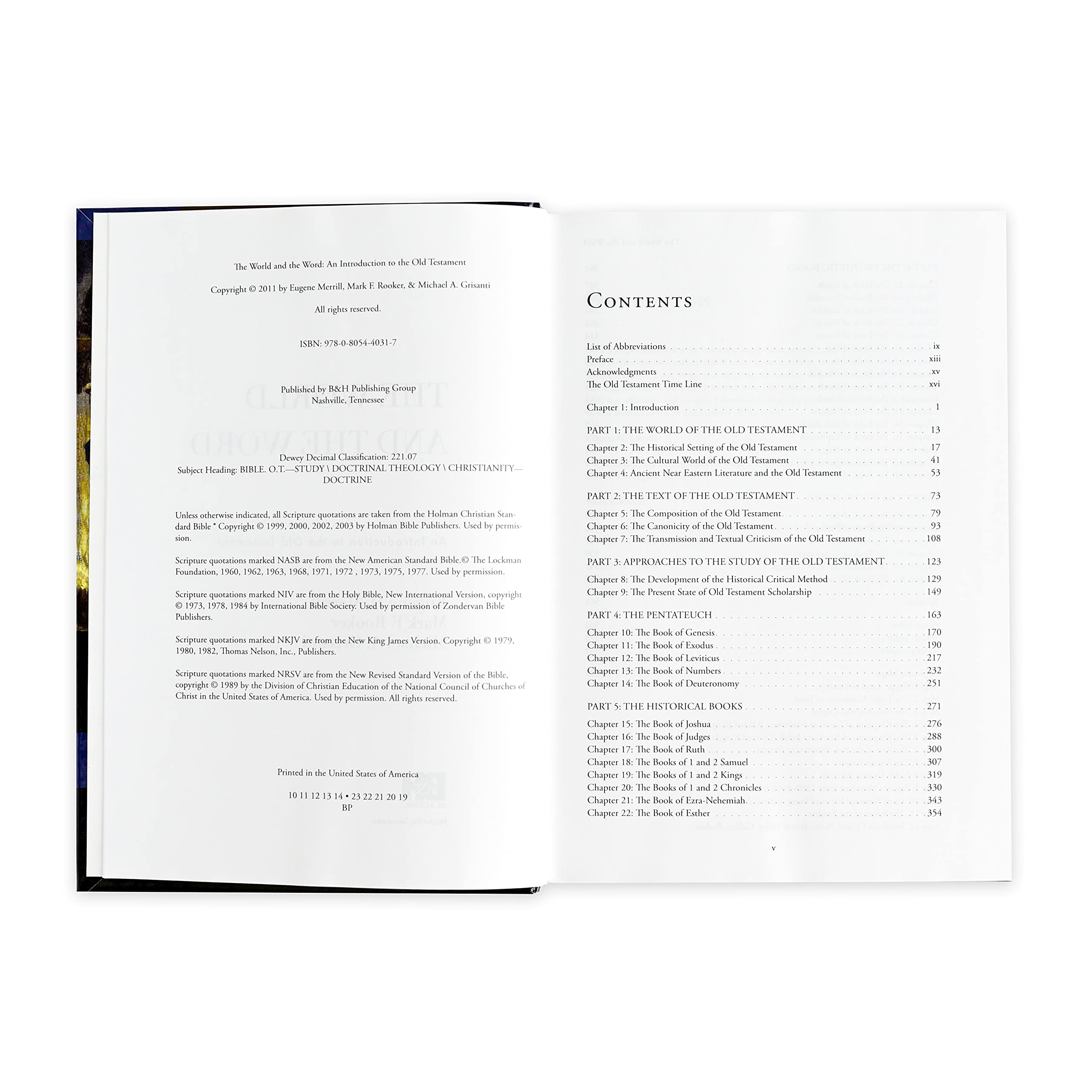 The World and the Word: An Introduction to the Old Testament,New