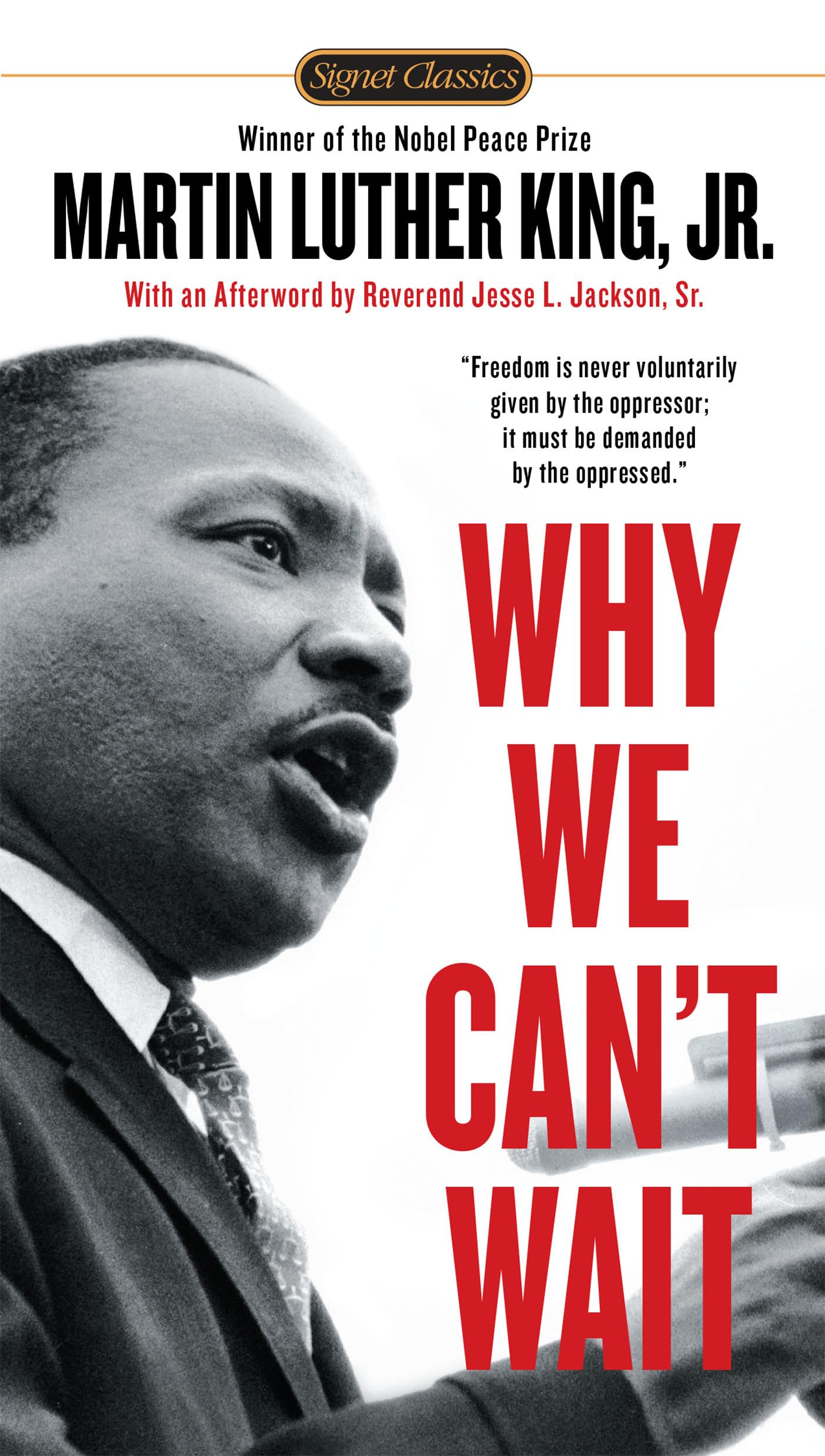 Why We Can't Wait (Signet Classics),Used