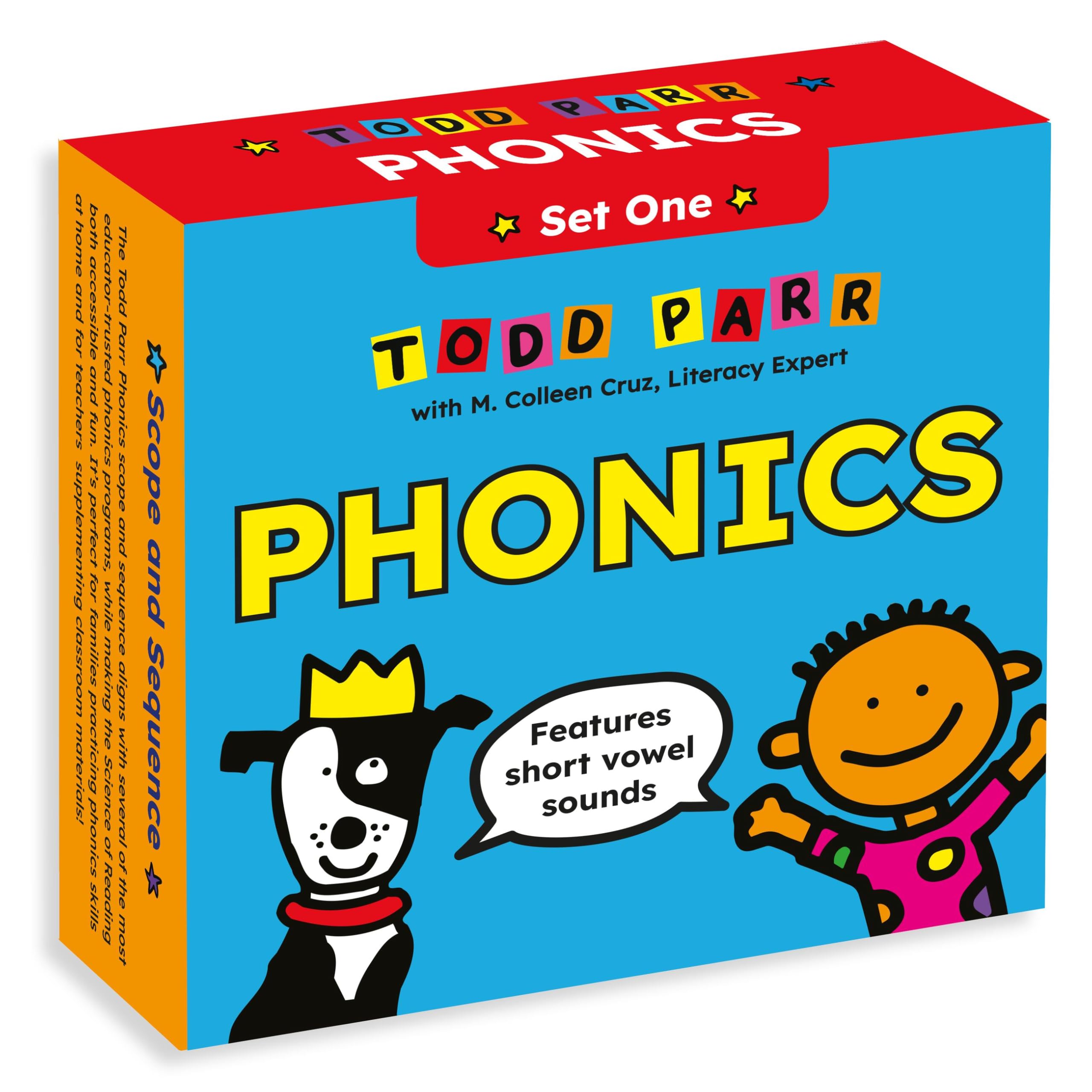Todd Parr Phonics: Set One: Short Vowel Sounds (12 Books For New Readers)