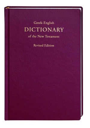 GreekEnglish Dictionary of the New Testament, Revised Edition,Used