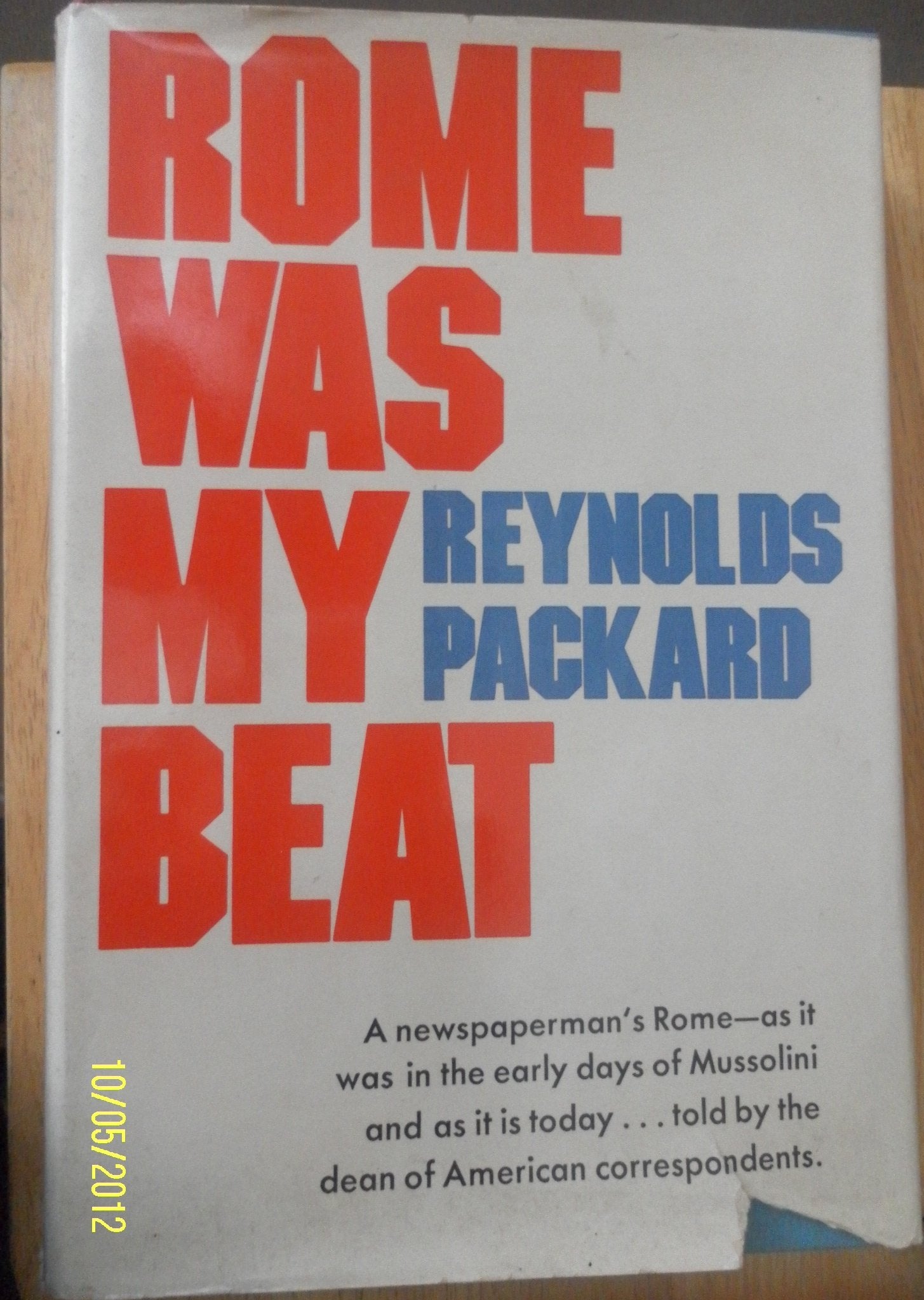 Rome was my beat,Used