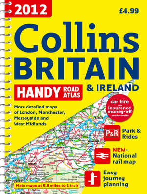 2012 Collins Britain & Ireland Handy Road Atlas (International Road Atlases),Used