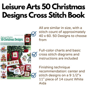 Fast & Festive, 50 Christmas DesignsCharming Cross Stitch Designs to use in a Variety of Christmas Projects,New