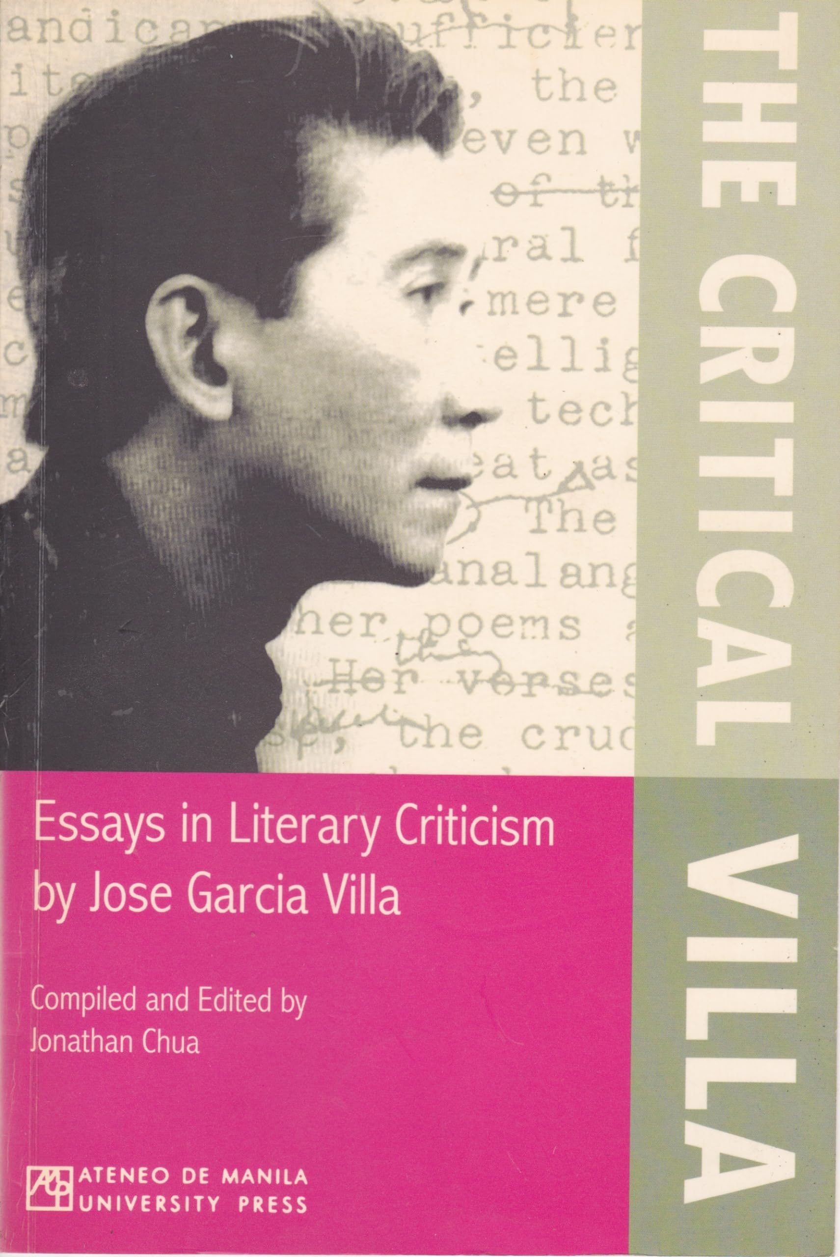 The Critical Villa: Essays in Literary Criticism,Used