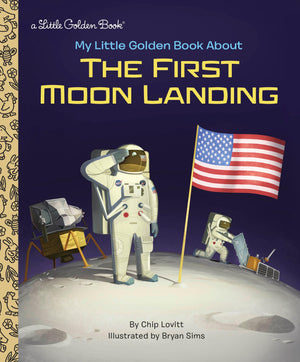 My Little Golden Book About The First Moon Landing-used
