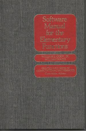 Software Manual for the Elementary Functions,Used