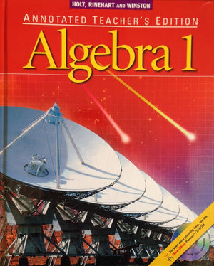 Algebra 1: Annotated Teacher's Edition,Used