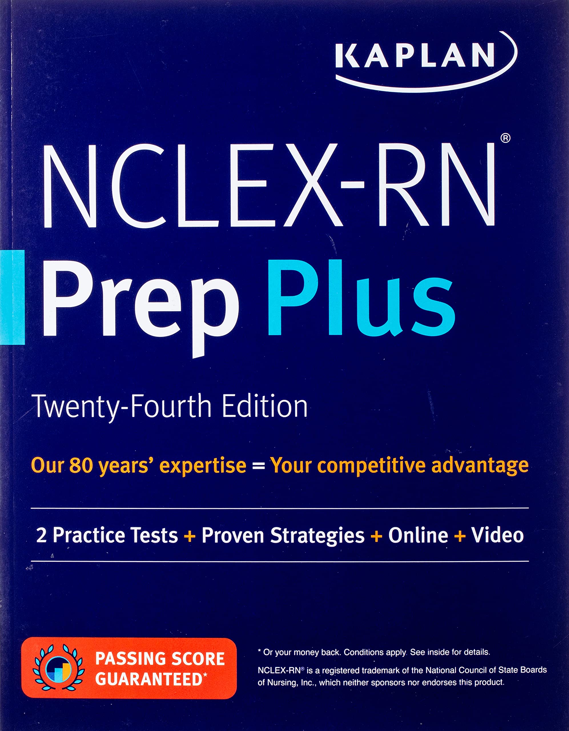 Nclexrn Prep Plus: 2 Practice Tests + Proven Strategies + Online + Video (Kaplan Test Prep)