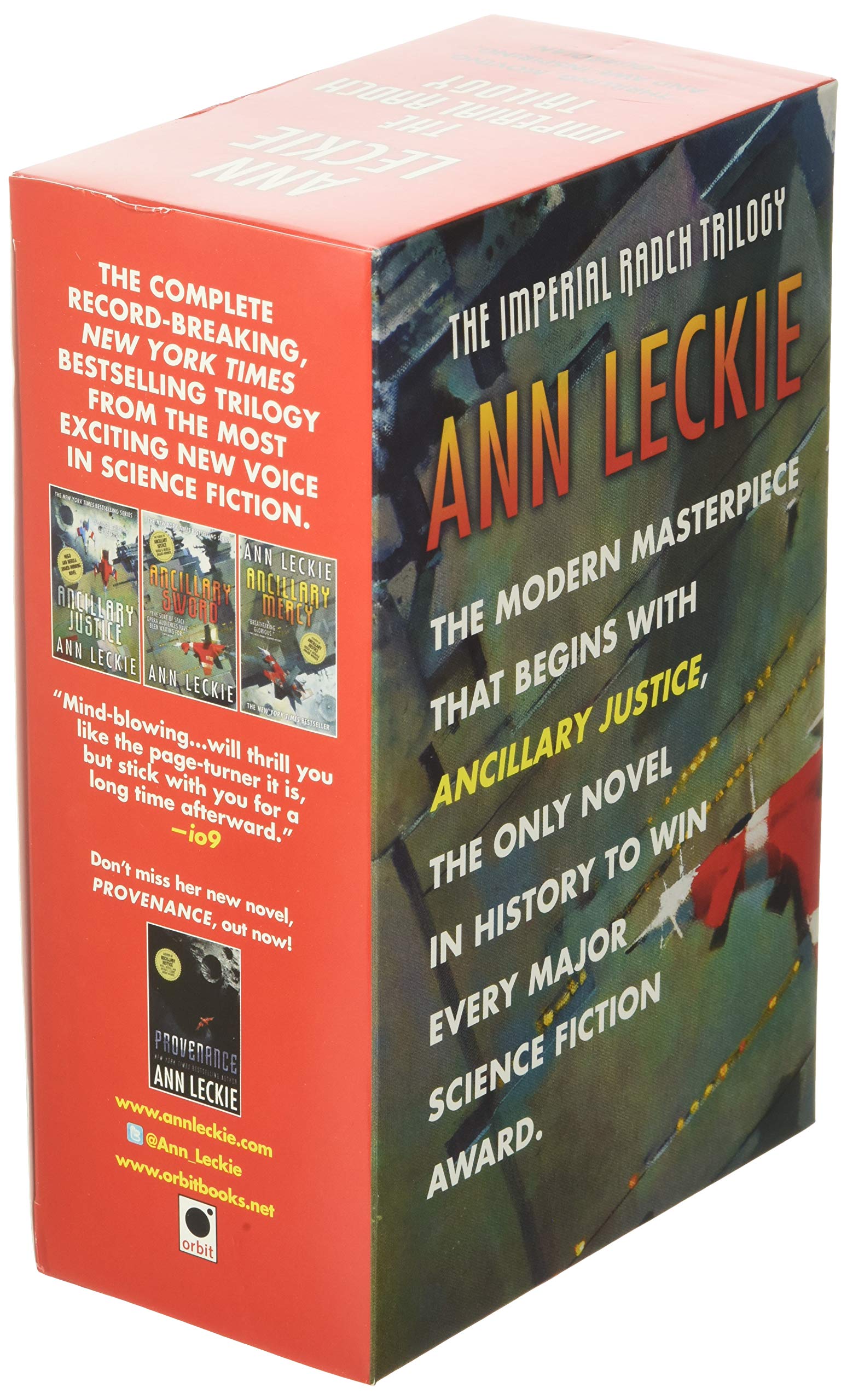 The Imperial Radch Boxed Trilogy: Ancillary Justice, Ancillary Sword, And Ancillary Mercy (The Imperial Radch Trilogy),Used