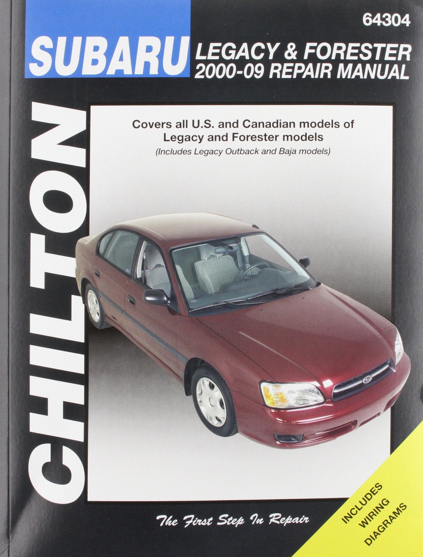 Chilton Total Car Care Subaru Legacy 20002009 & Forester 20002008 Repair Manual
