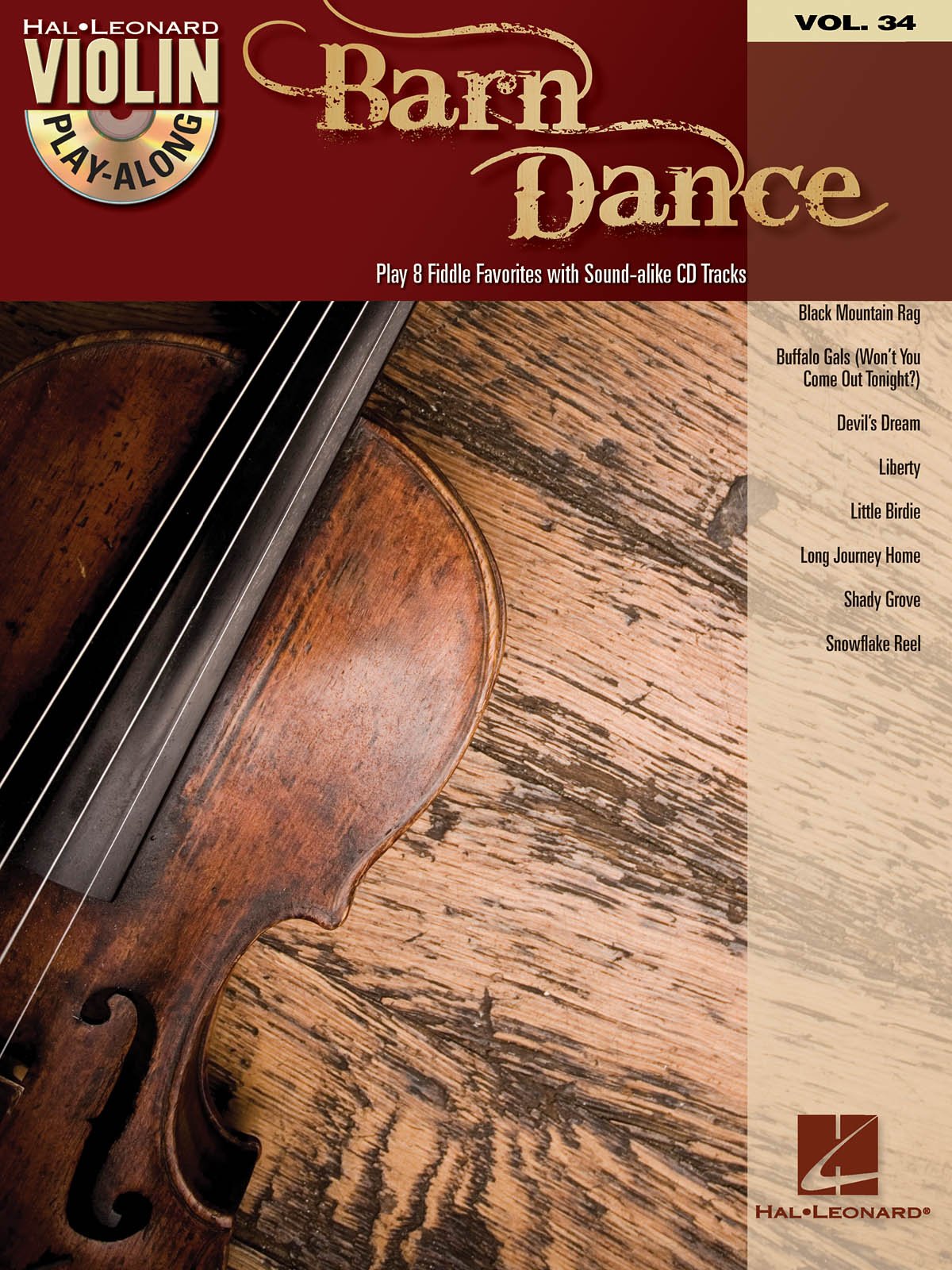 Barn Dance: Violin PlayAlong Volume 34 (Hal Leonard Violin Playalong, 34),Used