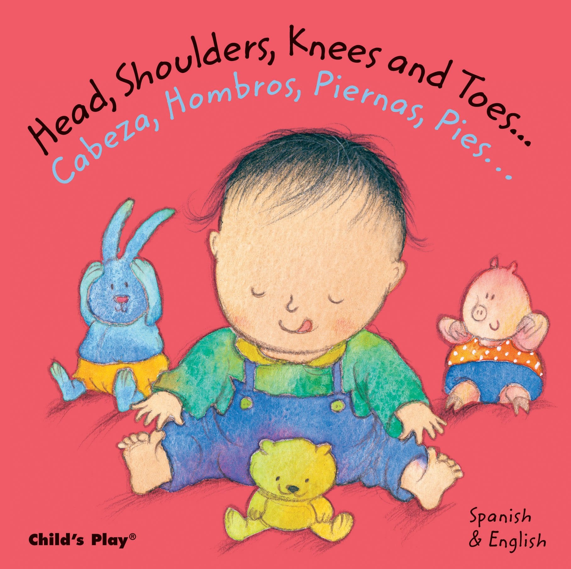 Head, Shoulders, Knees and Toes/Cabeza, Hombros, Piernas, Pies (Dual Language Baby Board Books English/Spanish) (Spanish and En,Used
