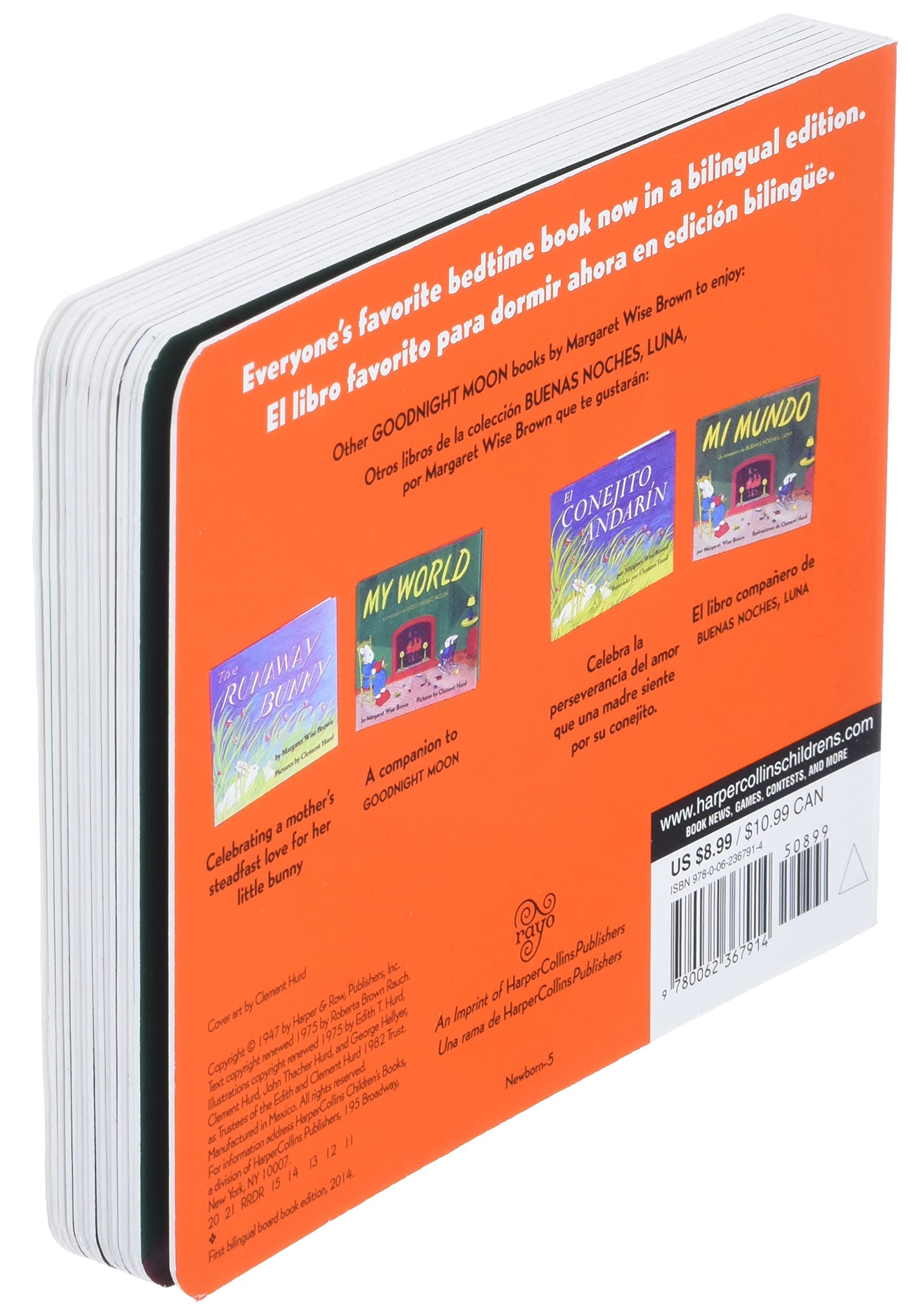 Goodnight Moon/Buenas noches, Luna: Bilingual EnglishSpanish,Used