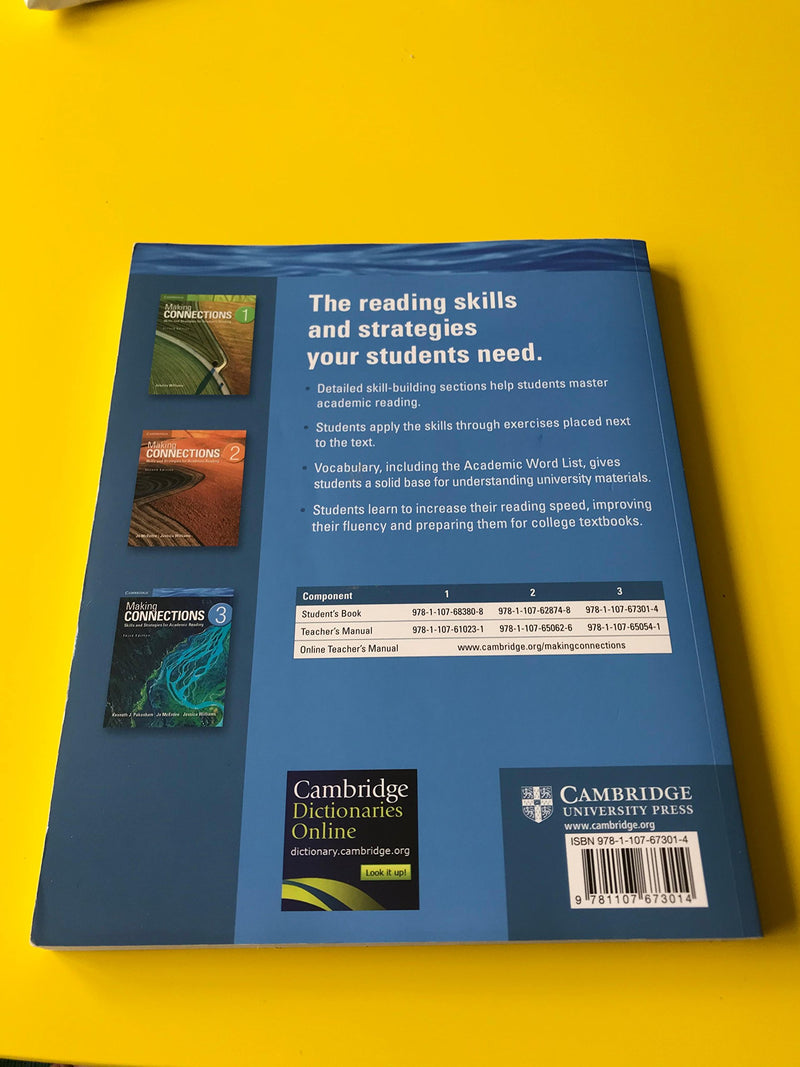 Making Connections Level 3 Student's Book: Skills and Strategies for Academic Reading,New