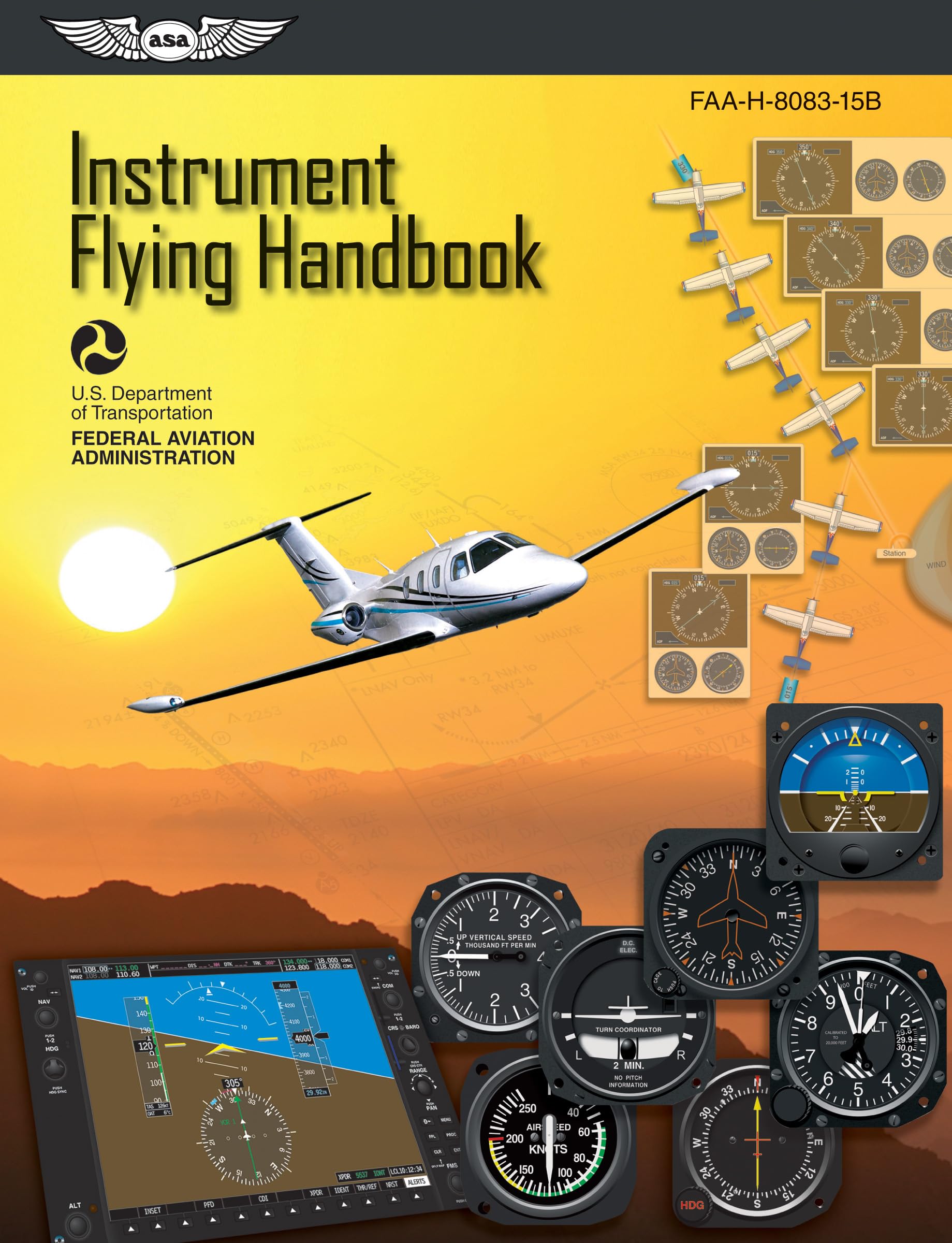 Instrument Flying Handbook: ASA FAAH808315B,New