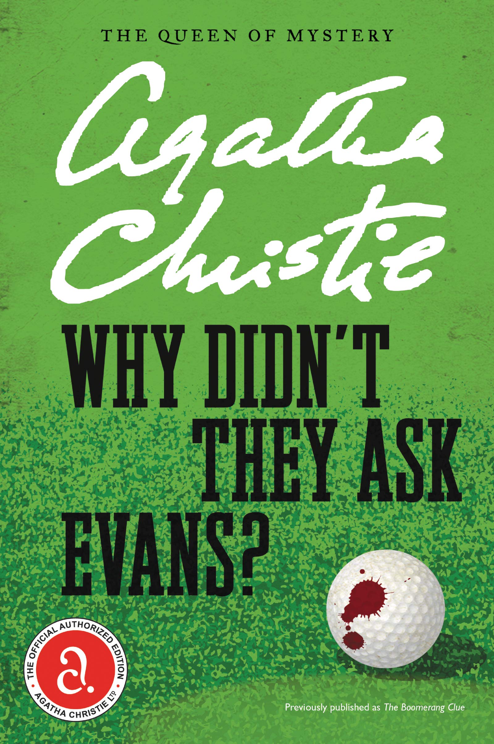 Why Didn'T They Ask Evans? (Agatha Christie Mysteries Collection (Paperback)),New